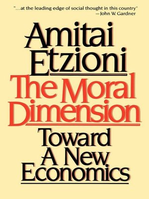 cover image of Moral Dimension